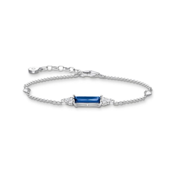 Thomas Sabo Βραχιόλι από ασημί μπλε πέτρα A2018-166-1-L19V Thomas Sabo Βραχιόλι από ασημί μπλε πέτρα A2018-166-1-L19V