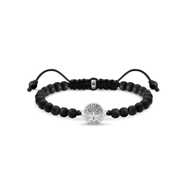 Thomas Sabo βραχιόλι με ασημί μαύρο δέντρο αγάπης A2049-811 Thomas Sabo βραχιόλι με ασημί μαύρο δέντρο αγάπης A2049-811