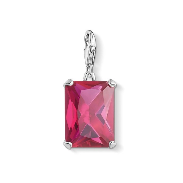 Thomas Sabo Γούρι Μενταγιόν Μεγάλη Ροζ Πέτρα 1834-011-10 Thomas Sabo Γούρι Μενταγιόν Μεγάλη Ροζ Πέτρα 1834-011-10