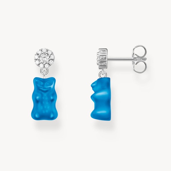Thomas Sabo Ασημένια σκουλαρίκια με μπλε Goldbears H2330-052-1 Thomas Sabo Ασημένια σκουλαρίκια με μπλε Goldbears H2330-052-1