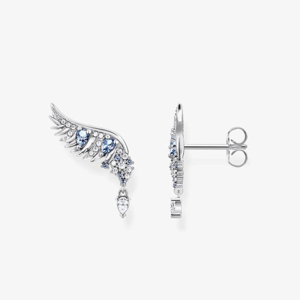 THOMAS SABO Μπλε Πέτρινο Φτερό Φοίνιξ Σκουλαρίκια H2247-644-1 THOMAS SABO Μπλε Πέτρινο Φτερό Φοίνιξ Σκουλαρίκια H2247-644-1