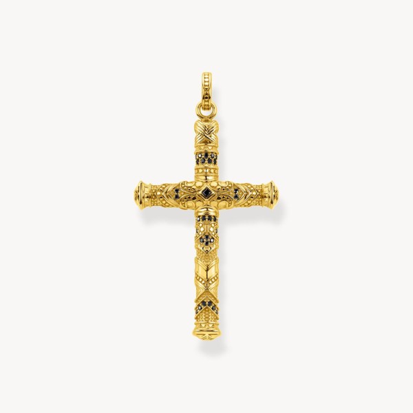 Thomas Sabo Μενταγιόν Σταυρός χρυσός PE909-414-39 Thomas Sabo Μενταγιόν Σταυρός χρυσός PE909-414-39