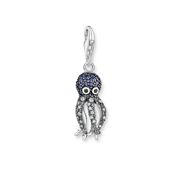 Thomas Sabo Γούρι μενταγιόν χταπόδι με μπλε πέτρες 1890-644-1 Thomas Sabo Γούρι μενταγιόν χταπόδι με μπλε πέτρες 1890-644-1