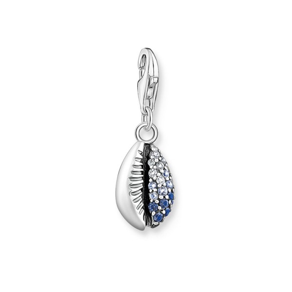 Thomas Sabo Γούρι μενταγιόν κοχύλι με μπλε πέτρες ασημί 1894-945-7 Thomas Sabo Γούρι μενταγιόν κοχύλι με μπλε πέτρες ασημί 1894-945-7