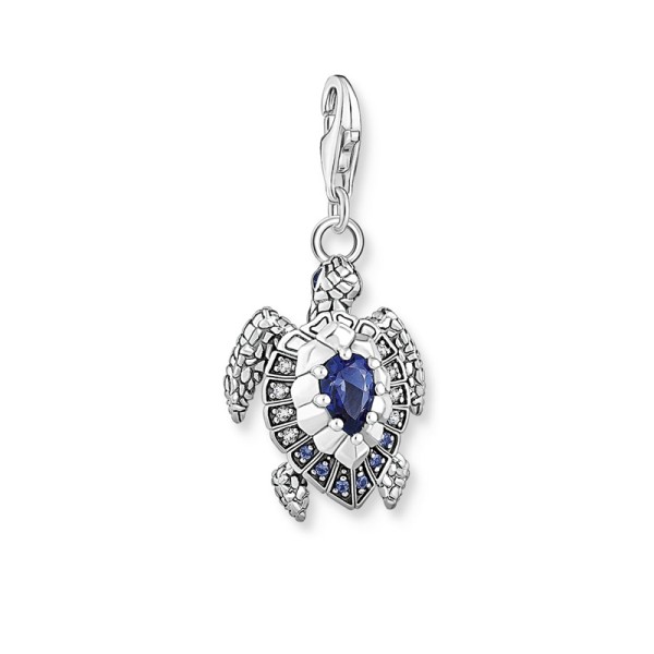 Thomas Sabo Γούρι μενταγιόν χελώνα με μπλε πέτρες 1897-667-1 Thomas Sabo Γούρι μενταγιόν χελώνα με μπλε πέτρες 1897-667-1