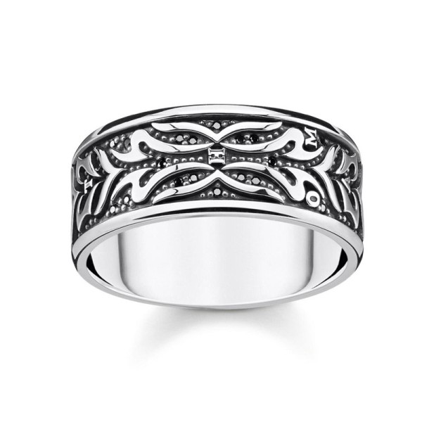 THOMAS SABO Δαχτυλίδι Μαύρη τίγρη TR2291-643-11 THOMAS SABO Δαχτυλίδι Μαύρη τίγρη TR2291-643-11