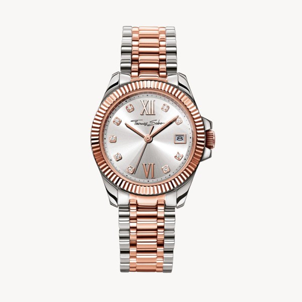 Thomas Sabo Γυναικείο ρολόι Divine δίχρωμο WA0219-272-201 Thomas Sabo Γυναικείο ρολόι Divine δίχρωμο WA0219-272-201