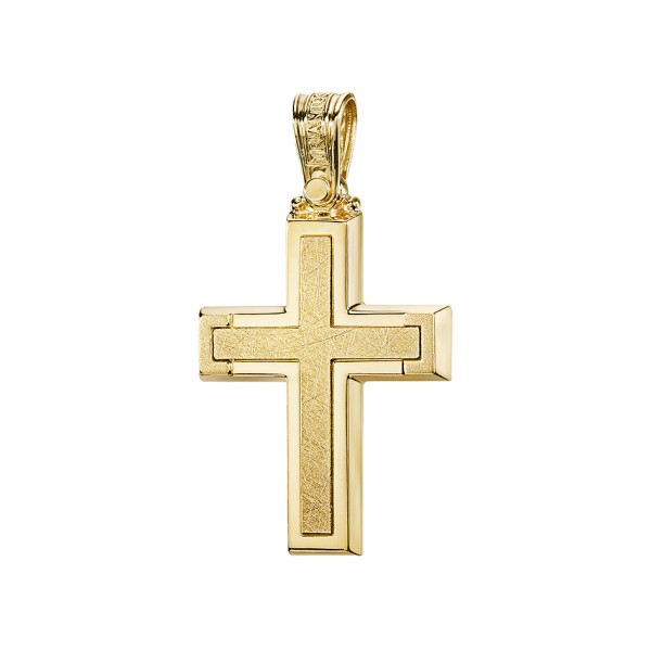 Χρυσός Σταυρός 14K TRIANTOS  Χρυσός Σταυρός 14K TRIANTOS