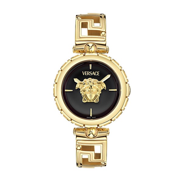 Versace Βραχιόλι Medusa από ανοξείδωτο ατσάλι με χρυσό καντράν και μπρασελέ VE0B00525 Versace Βραχιόλι Medusa από ανοξείδωτο ατσάλι με χρυσό καντράν και μπρασελέ VE0B00525