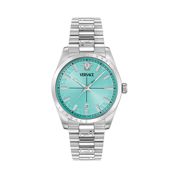 Versace Millenyium Ρολόι με Ανοιχτό Μπλε Καντράν και Μπρασελέ από Ανοξείδωτο Ατσάλι VE0G00225 Versace Millenyium Ρολόι με Ανοιχτό Μπλε Καντράν και Μπρασελέ από Ανοξείδωτο Ατσάλι VE0G00225