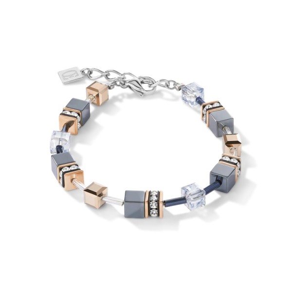 COEUR DE LION GeoCUBE® Βραχιόλι μπλε του πάγου 4015300730 COEUR DE LION GeoCUBE® Βραχιόλι μπλε του πάγου 4015300730