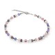COEUR DE LION GeoCUBE® Iconic Precious necklace lilac-blue