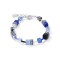 COEUR DE LION GeoCUBE® Βραχιόλι μπλε κοβαλτίου 4014300712 COEUR DE LION GeoCUBE® Βραχιόλι μπλε κοβαλτίου 4014300712