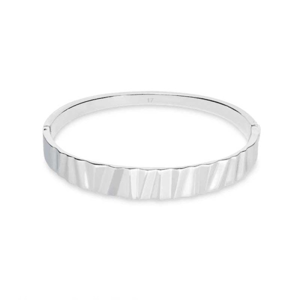 COEUR DE LION GeoCUBE® Βραχιόλι Classic Wave Ασημί 0141321700