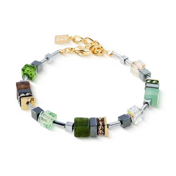 Coeur De Lion GeoCUBE® Βραχιόλι σε χρυσό χρώμα Forest Light 3017300500 Coeur De Lion GeoCUBE® Βραχιόλι σε χρυσό χρώμα Forest Light 3017300500