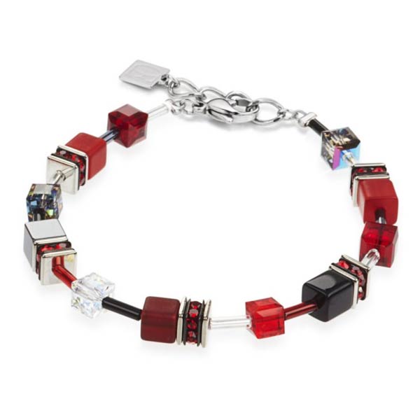Coeur De Lion Βραχιόλι GeoCUBE® κόκκινος-αιματίτης 4014300312