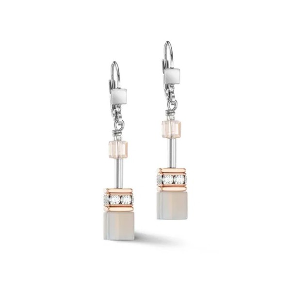 COEUR DE LION GeoCUBE® Εμβληματικά σκουλαρίκια Precious σε ροζ χρυσό-ροδακινί 4017200235 COEUR DE LION GeoCUBE® Εμβληματικά σκουλαρίκια Precious σε ροζ χρυσό-ροδακινί 4017200235