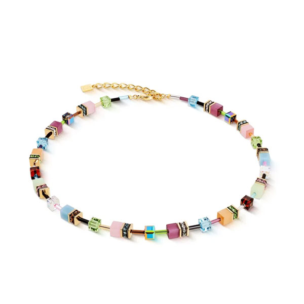 COEUR DE LION GeoCUBE® Κολιέ πολύχρωμο 2838101578