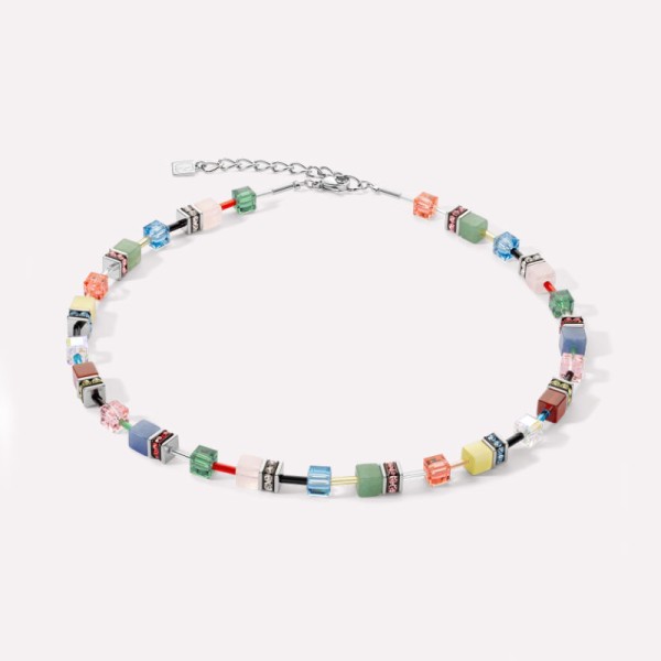 COEUR DE LION GeoCUBE® Εμβληματική Πολύτιμη κολιέ Πολύχρωμο Απόλαυση 4905101584 COEUR DE LION GeoCUBE® Εμβληματική Πολύτιμη κολιέ Πολύχρωμο Απόλαυση 4905101584