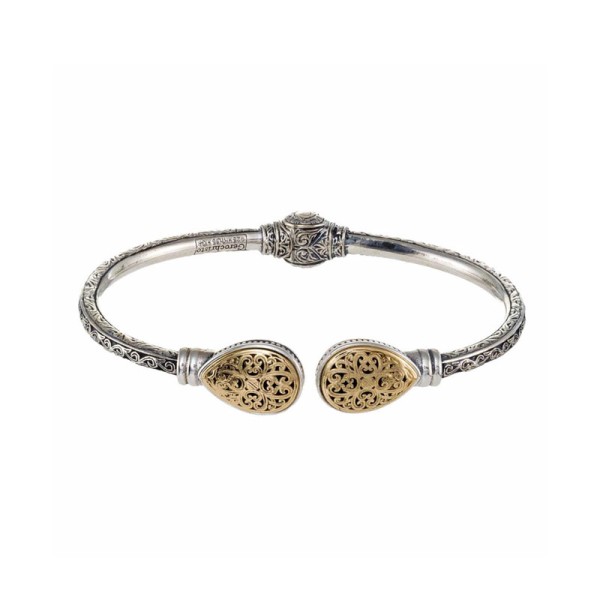 Gerochristo Βραχιόλι μεσογειακό από χρυσό 18 καρατίων και ασήμι 6487 Gerochristo Βραχιόλι μεσογειακό από χρυσό 18 καρατίων και ασήμι 6487