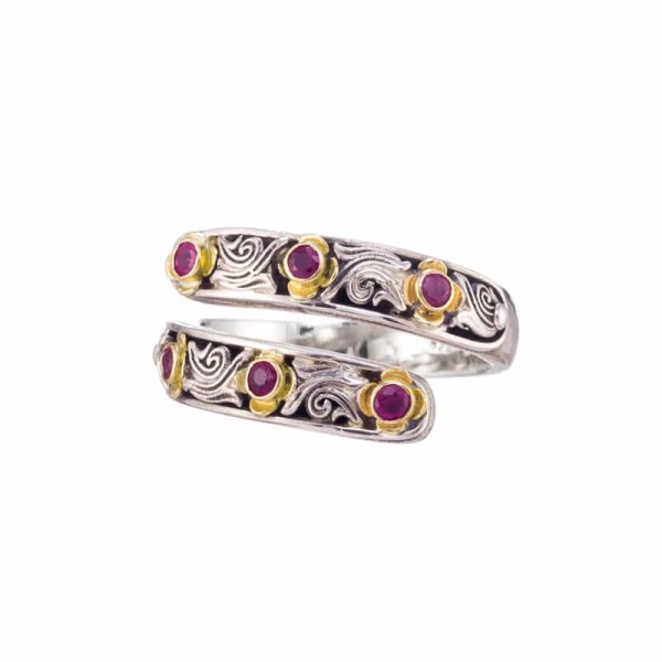 Gerochristo Δαχτυλίδι Νεφέλη από χρυσό 18 καρατίων και ασήμι 20122