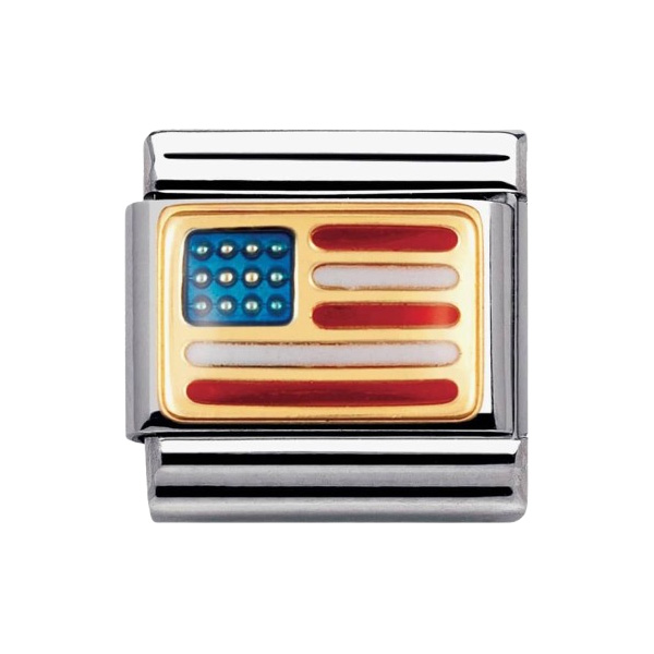 Nomination Composable Κλασικό Unisex Σύνδεσμος Ηνωμένες Πολιτείες της Αμερικής 030235/04 Nomination Composable Κλασικό Unisex Σύνδεσμος Ηνωμένες Πολιτείες της Αμερικής 030235/04