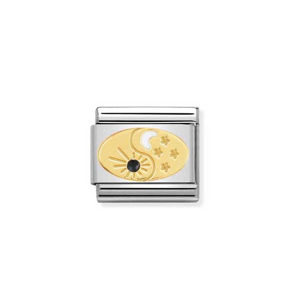 Nomination Composable Κλασικό Unisex Σύνδεσμος Tao Ήλιος και Φεγγάρι 030272/51