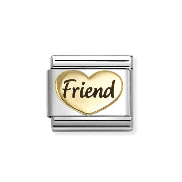 Nomination Κλασικός Σύνδεσμος Unisex με λέξη Φίλος 030285/84