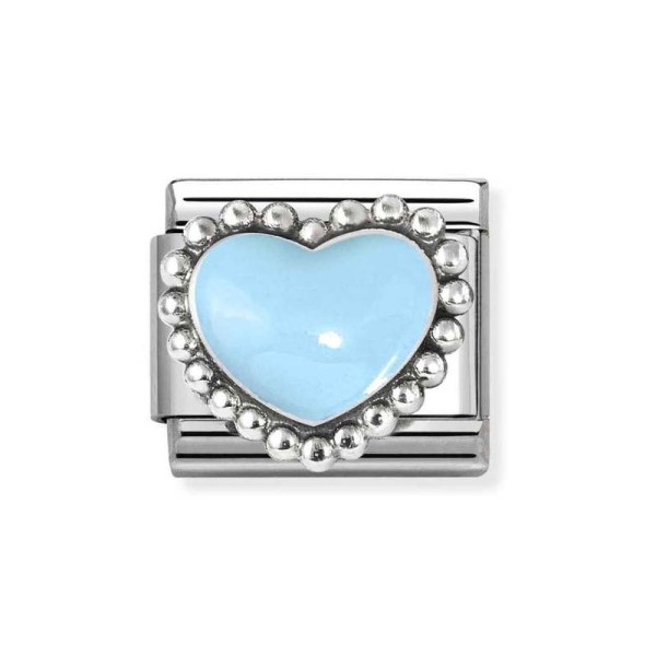 Nomination Σύνδεσμος Unisex σε Παστέλ Μπλε Καρδιά 330204/34 Nomination Σύνδεσμος Unisex σε Παστέλ Μπλε Καρδιά 330204/34