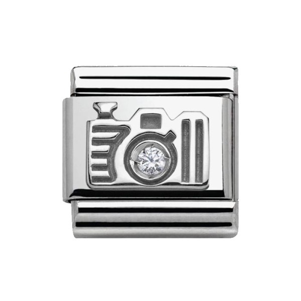 NOMINATION Κλασικός Σύνδεσμος Ασημένιο Γούρι Κάμερα 33031106 NOMINATION Κλασικός Σύνδεσμος Ασημένιο Γούρι Κάμερα 33031106