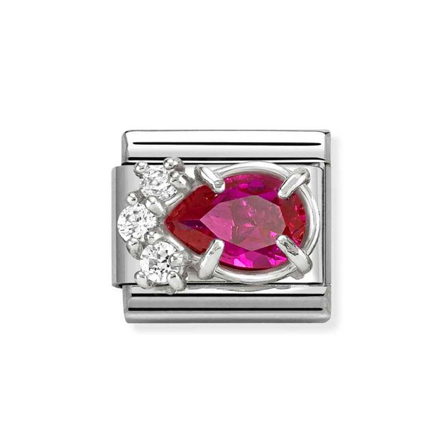 Nomination Σύνδεσμος Κλασικός Unisex Σύνθετος Σταγόνα με Κόκκινο 330329/02 Nomination Σύνδεσμος Κλασικός Unisex Σύνθετος Σταγόνα με Κόκκινο 330329/02