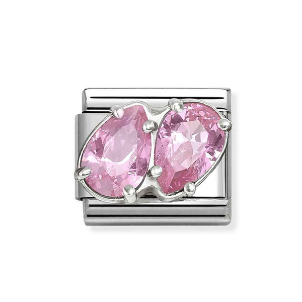 Nomination Σύνδεσμος Κλασικός Unisex Διπλές Σταγόνες Ροζ 330329/10 Nomination Σύνδεσμος Κλασικός Unisex Διπλές Σταγόνες Ροζ 330329/10