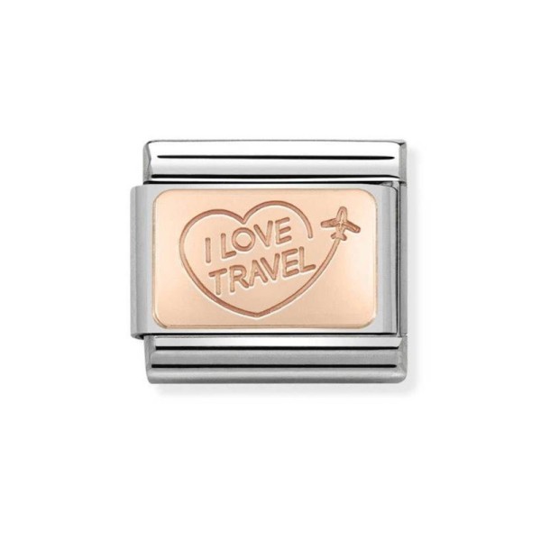 Nomination Κλασικός Σύνδεσμος Λατρεύω τα ταξίδια 430110/02 Nomination Κλασικός Σύνδεσμος Λατρεύω τα ταξίδια 430110/02