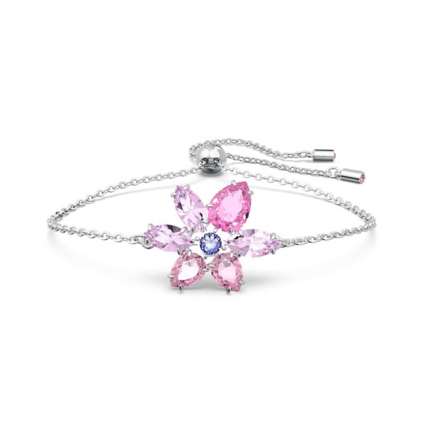 Swarovski Βραχιόλι Gema, Λουλούδι, Ροζ, Ρόδιο 5658396 Swarovski Βραχιόλι Gema, Λουλούδι, Ροζ, Ρόδιο 5658396