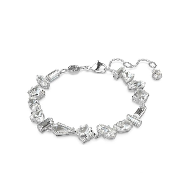 Βραχιόλι Swarovski Mesmera Μικτά κοψίματα, Λευκό, Ρόδιο 5661529 Βραχιόλι Swarovski Mesmera Μικτά κοψίματα, Λευκό, Ρόδιο 5661529