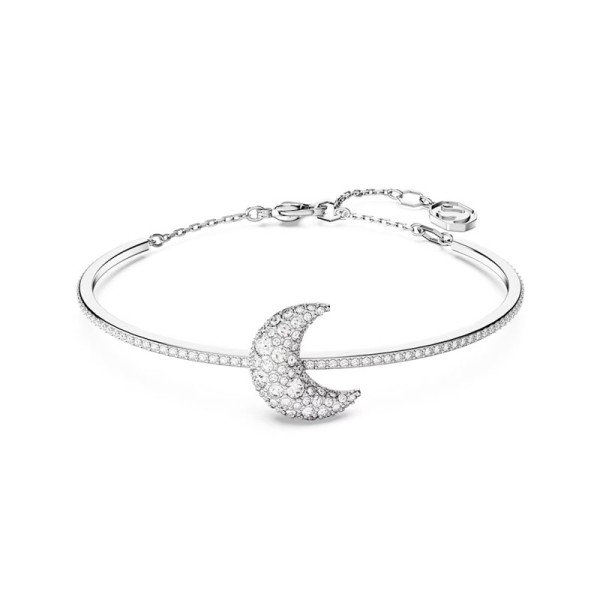 Swarovski Βραχιόλι Luna Φεγγάρι, Λευκό, Ρόδιο 5666175 Swarovski Βραχιόλι Luna Φεγγάρι, Λευκό, Ρόδιο 5666175