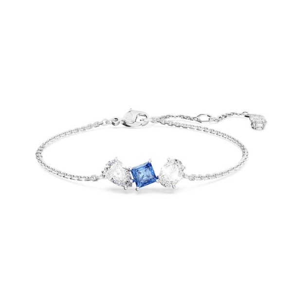 Swarovski Βραχιόλι, Μπλε, με ρόδιο 5668359 Swarovski Βραχιόλι, Μπλε, με ρόδιο 5668359