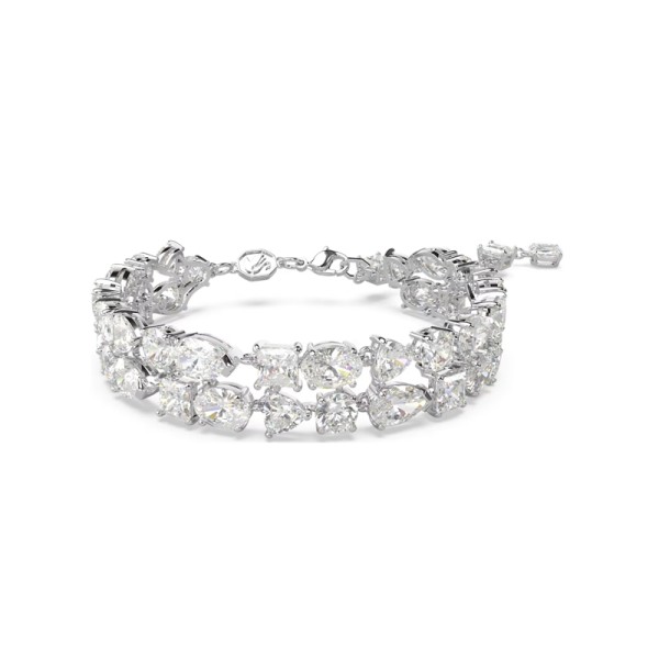 Βραχιόλι Swarovski Mesmera Μικτά κοψίματα, Λευκό, Ρόδιο 5669927 Βραχιόλι Swarovski Mesmera Μικτά κοψίματα, Λευκό, Ρόδιο 5669927