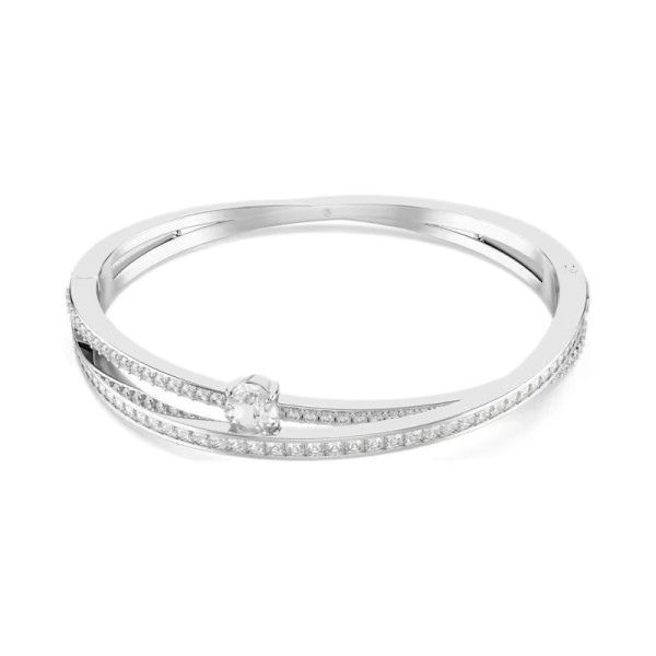 Swarovski Βραχιόλι υπερβολής Μικτά κοψίματα, Λευκό, Ρόδιο 5691226 Swarovski Βραχιόλι υπερβολής Μικτά κοψίματα, Λευκό, Ρόδιο 5691226
