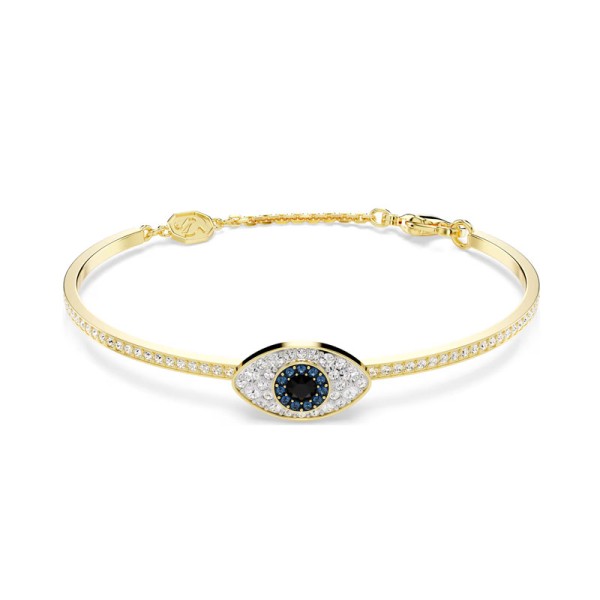 Swarovski βραχιόλι Symbolica Μάτι, Μπλε, Επιμετάλλωση σε χρυσαφί τόνο 5692171 Swarovski βραχιόλι Symbolica Μάτι, Μπλε, Επιμετάλλωση σε χρυσαφί τόνο 5692171