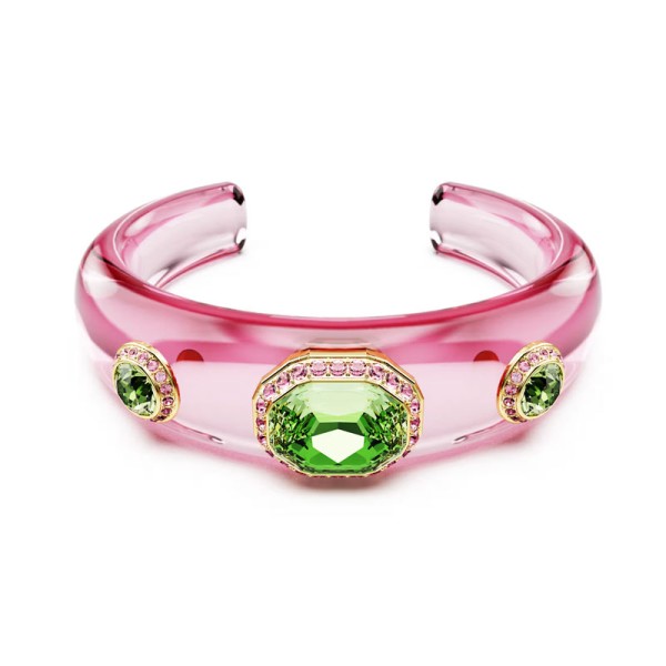 Swarovski Χειροπέδα Dulcis Μείξη κοπών, Πολύχρωμο, Επιμετάλλωση σε χρυσαφί τόνο 5714382 Swarovski Χειροπέδα Dulcis Μείξη κοπών, Πολύχρωμο, Επιμετάλλωση σε χρυσαφί τόνο 5714382