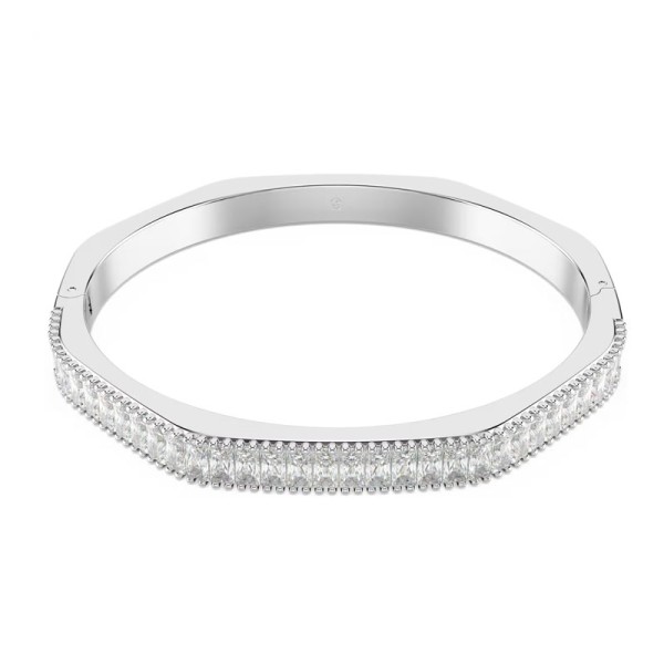 Swarovski Άκαμπτο βραχιόλι Matrix, Οκταγωνικό σχήμα, Λευκό, Επιμετάλλωση ροδίου 5720622 Swarovski Άκαμπτο βραχιόλι Matrix, Οκταγωνικό σχήμα, Λευκό, Επιμετάλλωση ροδίου 5720622