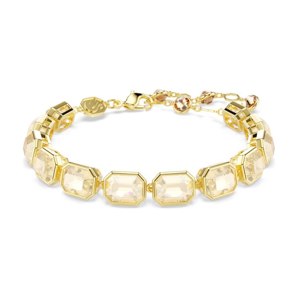 Swarovski Βραχιόλι Tennis Millenia Οκταγωνική κοπή, Καραμέλα, Επιμετάλλωση σε χρυσαφί τόνο 5720912 Swarovski Βραχιόλι Tennis Millenia Οκταγωνική κοπή, Καραμέλα, Επιμετάλλωση σε χρυσαφί τόνο 5720912