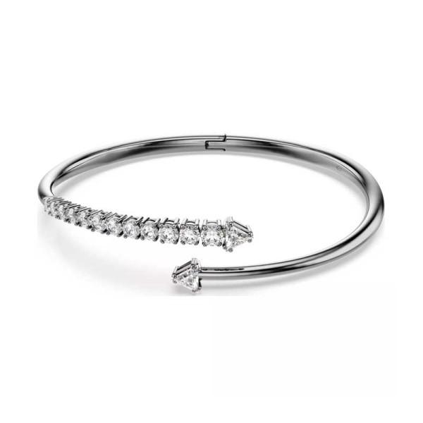 Swarovski Άκαμπτο βραχιόλι Sublima Λευκό, Επιμετάλλωση ρουθηνίου 5723171 Swarovski Άκαμπτο βραχιόλι Sublima Λευκό, Επιμετάλλωση ρουθηνίου 5723171
