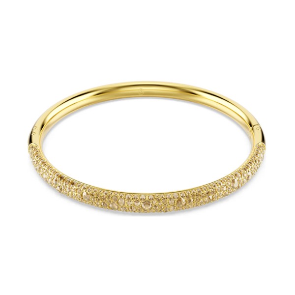 Swarovski Άκαμπτο βραχιόλι Sublima Pavé με εμφάνιση χιονιού, Λευκό, Επιμετάλλωση σε χρυσαφί τόνο 5723336 Swarovski Άκαμπτο βραχιόλι Sublima Pavé με εμφάνιση χιονιού, Λευκό, Επιμετάλλωση σε χρυσαφί τόνο 5723336