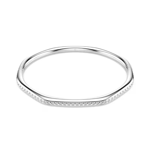 Swarovski Άκαμπτο βραχιόλι Dextera Οκταγωνικό σχήμα, Στρογγυλή κοπή, Λευκό, Επιμετάλλωση ροδίου 5725221 Swarovski Άκαμπτο βραχιόλι Dextera Οκταγωνικό σχήμα, Στρογγυλή κοπή, Λευκό, Επιμετάλλωση ροδίου 5725221