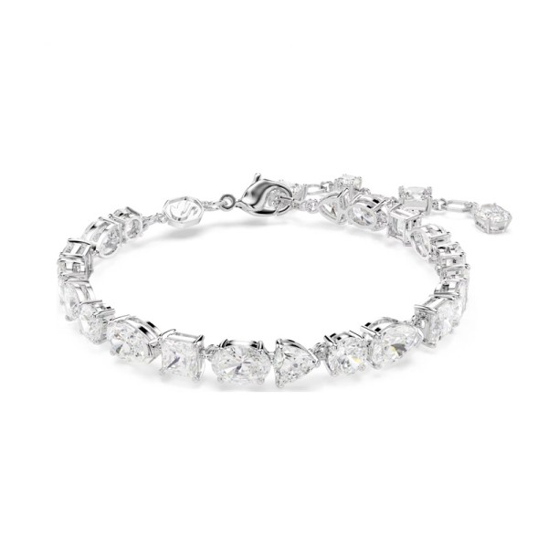 Swarovski Βραχιόλι Mesmera Μείξη κοπών, Λευκό, Επιμετάλλωση ροδίου 5731959 Swarovski Βραχιόλι Mesmera Μείξη κοπών, Λευκό, Επιμετάλλωση ροδίου 5731959