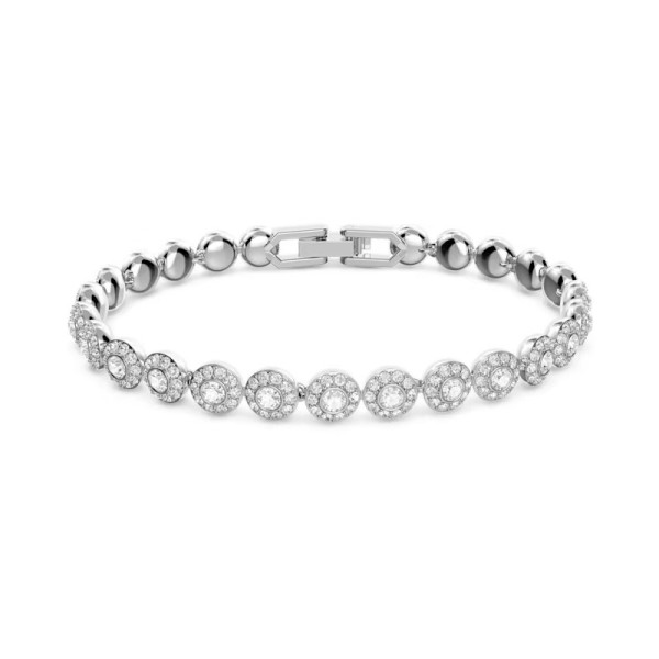 Swarovski Βραχιόλι Angelic Οτρογγυλή Κοπή, Λευκό, Επιμετάλλωση Ροδίου 5071173 Swarovski Βραχιόλι Angelic Οτρογγυλή Κοπή, Λευκό, Επιμετάλλωση Ροδίου 5071173