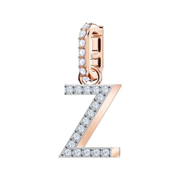 Swarovski Γούρι Z Ροζ-Χρυσό 5437627 Swarovski Γούρι Z Ροζ-Χρυσό 5437627