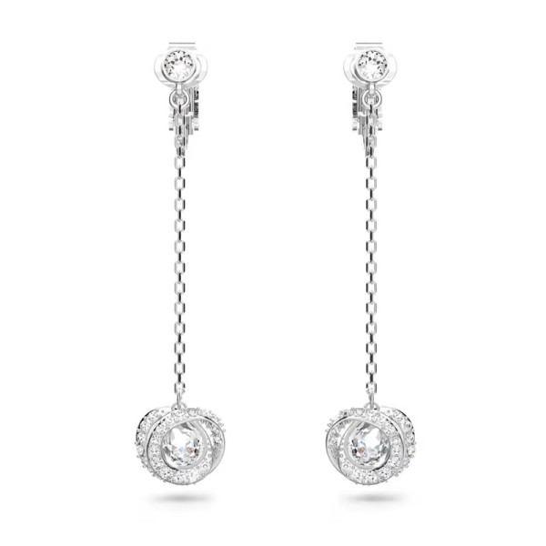 SWAROVSKI Σκουλαρίκια Καρφωτά Μακριά, Λευκό, Ρόδιο 5636510 SWAROVSKI Σκουλαρίκια Καρφωτά Μακριά, Λευκό, Ρόδιο 5636510